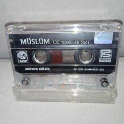 Kaset Müslüm Gürses Müslüm'ce Müslümce Türküler 2001. Orijinal. Kartoneti yok. sorunsuz çalışıyor.