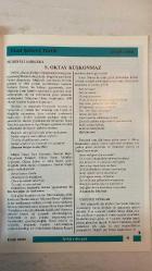 FETHİYE AYLIK FİKİR SANAT DERGİSİ -  EYLÜL 2002 SAYI: 4  AV. AHMET BESEREK - DILEK DINÇER - PROF. DR. ERDOĞAN GAVCAR - ÜNAL ŞÖHRET DIRLIK - S. OKTAY KUŞKONMAZ - YRD. DOÇ. DR. FAHRİ YİĞİT - UFUK EMEK - DR. TURGAY ARTUN - S. NECLA (NAZLIOĞLU) KAYA - AKIN TEZEL - M. İRFAN KILIÇ - MAKBULE N. UYAR - MUHARREM BAYAR - SEFAİ GÜNER - RAMAZAN KIVRAK - ORHAN KÖSE - YAVUZ TORUNOĞULLARI - TIMUR FİDAN - MUZAFFER ÖZÜTOK - ÇETİN BİLGİN  ATLIK FİKİR SANAT DERGİSİ - AYAĞA KALK! - TURİZM HAREKETLERİ DORUKTA... YA SORUNLAR? - TURİSTLERİN TÜRKİYE'Yİ TERCİHİNE ETKİ EDEN FAKTÖRLERİN ARAŞTIRILMASI - FETHİYELİ ŞAİRLER - SEBZE FİDELERİNDE ÇÖKERTEN HASTALIĞI - YAŞAMIN İÇİNDEN - İNTERNET VE SAĞLIK - HİÇBİR ŞEY TESADÜF DEĞİL - KATI ATIK YÖNETİMİ VE FETHİYE'DE UYGULAMALAR - BİR KİTAP, BİR ELEŞTİRİ - MİLLİ KÜLTÜR - 3200 METREDE YEMEK VE MEVLİT - KONAR-GÖÇER YAŞAM - ULUSLARARASI MATEMATİK KONFERANSLARI VE FAYDALARI - TARİHİ FIKRALAR - BOĞALAR ŞÖLENİ - TELMESSOS TARİHİ - ŞİİR DÜNYASI - İZ - TAM TAKIM EKSİKSİZ 42 SAYFA