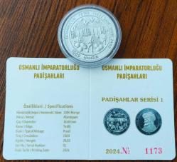 2024 Padişahlar Serisi Fatih Sultan Mehmet Han ((Şahi Topu Görselli)) 1000 Mangır Hatıra Para & Madalyon....