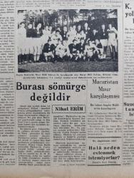 Yeni Ulus Gazetesi - Turkish Newspaper - 12 Şubat 1954 - seçim daireleri yazan Hüseyin Cahit Yalçın Başmakale - petrol kanunu hakkında - Celal Bayar'ın Amerikan petrolcülerine  teminatı - Muvaffak İşmen vefat etti fotoğraf - Berlin'de dünkü gizli oturum - son model gözlükleri teşhir eden mankenler fotoğraf - ilkokul öğretmenlerinin intibak kanunu mecliste görüşüldü - Kuzey Kore'ye yollanacak heyet - Max  Ball tasarısının sakat tarafları - burası sömürge değildir yazan Nihat Erim - ucuza kapatılan tütünlerimiz yazan Vedat Dicleli - Suudi Arabistan Amerika'dan yardım istemiyor - kahire'de Mısır milli takımı ile karşılaşacak olan Macar milli takımı Helsinki olimpiyatlarında takımımızı 7 bir yendiği maçtan evvel fotoğraf - Eskimolar çeviren Rahşan Ecevit Yazı Dizisi - adalete hürmet yazan Hıfzı Oğuz Bekata - Lord Simon'un muzipliği yazan Bülent Ecevit - Ankara'da cemiyet hayatı - tiyatro Lucia yazan Lütfi Ay - Galatasaray Beşiktaş Fenerbahçe Ankara'da dörtlü turnuvaya katılacaklar