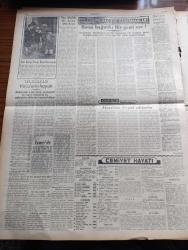 Yeni Ulus Gazetesi - Turkish Newspaper - 12 Şubat 1954 - seçim daireleri yazan Hüseyin Cahit Yalçın Başmakale - petrol kanunu hakkında - Celal Bayar'ın Amerikan petrolcülerine  teminatı - Muvaffak İşmen vefat etti fotoğraf - Berlin'de dünkü gizli oturum - son model gözlükleri teşhir eden mankenler fotoğraf - ilkokul öğretmenlerinin intibak kanunu mecliste görüşüldü - Kuzey Kore'ye yollanacak heyet - Max  Ball tasarısının sakat tarafları - burası sömürge değildir yazan Nihat Erim - ucuza kapatılan tütünlerimiz yazan Vedat Dicleli - Suudi Arabistan Amerika'dan yardım istemiyor - kahire'de Mısır milli takımı ile karşılaşacak olan Macar milli takımı Helsinki olimpiyatlarında takımımızı 7 bir yendiği maçtan evvel fotoğraf - Eskimolar çeviren Rahşan Ecevit Yazı Dizisi - adalete hürmet yazan Hıfzı Oğuz Bekata - Lord Simon'un muzipliği yazan Bülent Ecevit - Ankara'da cemiyet hayatı - tiyatro Lucia yazan Lütfi Ay - Galatasaray Beşiktaş Fenerbahçe Ankara'da dörtlü turnuvaya katılacaklar