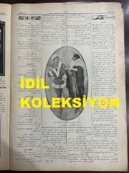 Osmanlıca Akbaba Mizah Dergisi-Gazetesi, Orijinal Dönem Basım, (Ottoman Magazine-Newspaper) - 27 Ekim 1924 - Sayı: 198 - Rumi: 27 Teşrin-i Evvel 1340 - Karikatürist Ramiz (Gökçe)'in Çalışması: 