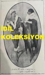 Osmanlıca Akbaba Mizah Dergisi-Gazetesi, Orijinal Dönem Basım, (Ottoman Magazine-Newspaper) - 27 Ekim 1924 - Sayı: 198 - Rumi: 27 Teşrin-i Evvel 1340 - Karikatürist Ramiz (Gökçe)'in Çalışması: 