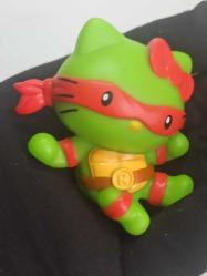 Hello Kitty Raphael Teenage Mutant Ninja Turtles Ninja Kaplumbağalar Raphael TMNT McDonald's Oyuncak Aksiyon Figür 2025