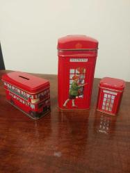 Kırmızı Londra Ürünleri Seti