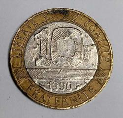 FRANSA 1990 10 FRANK