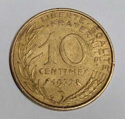 FRANSA 1972 10 CENTIM