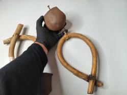 Antika Koyun Keçi Çanı - Ahşap Boyunluk Zil - Çan - Hayvan Çanı Zili - 2 ADET