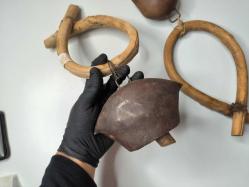 Antika Koyun Keçi Çanı - Ahşap Boyunluk Zil - Çan - Hayvan Çanı Zili - 2 ADET