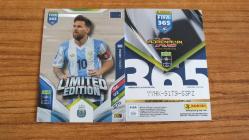2026 Panini FIFA 365 Lionel Messi Argentina Limited Edition Kart