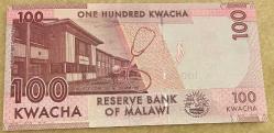 MALAWİ 100  KWACHA  ÇİL 2020 KAĞIT PARA