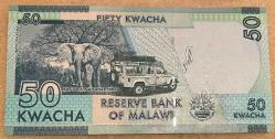 MALAWİ 50 KWACHA  ÇİL 2020 KAĞIT PARA