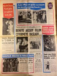 HAFTA SONU GAZETESİ DOĞUM GÜNÜ HEDİYESİ  ( Turkish Newspaper ) - 14 ARALIK 1967 -TAM TAKIM 10 SAYFADIR - Yeni çıkan plaklar listesi -Nilüfer Koçyiğit-Fatma Girik-Pervin Par-Nurhan Nur-Suzan Avcı-Timur Selçuk-Yılmaz Güney-Nebahat Çehre-Zeki Müren-Sevim Tuna-Behiye Aksoy-Güzin Erdem-Müjdat Gezen-Hayriye Mutlu-Nesrin Sipahi-Hülya Süer-Ayşe Pekkan-Ruhi Su-Ada Pınar-Ayşe Yüce-Hülya Canan-Nesrin Sipahi-Mevhibe İnönü-Sophia Loren-Ira Fürstenberg-Juanito-Antonio De Ronde-Metin Ersoy-Zeynep-Fatoş Balkır-Ümit Güven-Aysun Ercan-Vedat Güleç-Ajda Pekkan-Neriman Köksal-Peri Han-Margaret Lee-Robert Stack-Peter Sellers-Arnhi Nihad-Zeki Müren-Ümit Yaşar-Tanju Okan-Fikret Hakan-Altem Bürsin-Tilven Balkan-Altem Ebru-Güner Sümer-A. Feray-Gazanfer Özcan-Mevhibe İnönü-Hikmet Dedeoğlu-Genç kızlara çeyiz dağıtıyoruz-Kadın artistler sinemadan uzaklaşıyor-Timur Selçuk Avrupa’da 40 kişilik orkestra idare edecek-Yılmaz Güney Nebahat Çehre ile barışmak için 30 bin liralık elbise aldı-Çirkin Kral barışma şerefine Ç