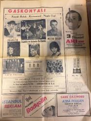 HAFTA SONU GAZETESİ DOĞUM GÜNÜ HEDİYESİ  ( Turkish Newspaper ) - 14 ARALIK 1967 -TAM TAKIM 10 SAYFADIR - Yeni çıkan plaklar listesi -Nilüfer Koçyiğit-Fatma Girik-Pervin Par-Nurhan Nur-Suzan Avcı-Timur Selçuk-Yılmaz Güney-Nebahat Çehre-Zeki Müren-Sevim Tuna-Behiye Aksoy-Güzin Erdem-Müjdat Gezen-Hayriye Mutlu-Nesrin Sipahi-Hülya Süer-Ayşe Pekkan-Ruhi Su-Ada Pınar-Ayşe Yüce-Hülya Canan-Nesrin Sipahi-Mevhibe İnönü-Sophia Loren-Ira Fürstenberg-Juanito-Antonio De Ronde-Metin Ersoy-Zeynep-Fatoş Balkır-Ümit Güven-Aysun Ercan-Vedat Güleç-Ajda Pekkan-Neriman Köksal-Peri Han-Margaret Lee-Robert Stack-Peter Sellers-Arnhi Nihad-Zeki Müren-Ümit Yaşar-Tanju Okan-Fikret Hakan-Altem Bürsin-Tilven Balkan-Altem Ebru-Güner Sümer-A. Feray-Gazanfer Özcan-Mevhibe İnönü-Hikmet Dedeoğlu-Genç kızlara çeyiz dağıtıyoruz-Kadın artistler sinemadan uzaklaşıyor-Timur Selçuk Avrupa’da 40 kişilik orkestra idare edecek-Yılmaz Güney Nebahat Çehre ile barışmak için 30 bin liralık elbise aldı-Çirkin Kral barışma şerefine Ç