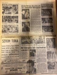 HAFTA SONU GAZETESİ DOĞUM GÜNÜ HEDİYESİ  ( Turkish Newspaper ) - 15 MAYIS 1969 -TAM TAKIM 12 SAYFADIR - Nesrin Sipahi-Cüneyt Arkın-Fatma Girik-Zeki Müren-Mine Mutlu-Safiye Ayla-Ediz Hun-Hülya Koçyiğit-Ajda Pekkan-Aydın Gün-Nevin Pere Aydan-Selma Güneri-Yusuf Sezgin-Aralay Aslan-Belgin Doruk-Johnny Hallyday-Sylvie Vartan-Selda Alkor-Semra Atlay-Fikret Hakan-Gamze Öz-Metin Ersoy-Sevim Çağlayan-Yılmaz Güney-Verda Sümer-Nil Sayar-Kerem Güney-Rıza Konya-Nesrin Sipahi-Serap Mutlu-Alev Işıl-Burhan Atalay-Recep Birgit-Gülşin Dalaman-Gönül Yazar-Safiye Ayla-Sağlık köşesi yazar E. İrmak-Gülsen Bingöl-Taner Diler-Mary Hopkine-E. Humperdinck-Lulu-Gülsün Suna-Fevzi Sunay-Sevim Tuna-Sevda Aydan-Efgan Efekan-Sevda Alpay-Erkan Yolaç-Başar Tamer-Serpil Örümcer-Orhan Günşıray-Tacettin Uygun-Gülsen Kıyak-Saime Üsmen-Göksel Arsoy-Asuman Gevikalp-Mesut Çift-Nurhan Özkul-Ardan Tümer-Ayla Ersoy-Tijen İnaltong Artistlerin vergi durumları için maliye soruşturma açtı-Mine Mutlu’nun aşkı ölüme sebep oldu-Safiye