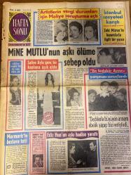 HAFTA SONU GAZETESİ DOĞUM GÜNÜ HEDİYESİ  ( Turkish Newspaper ) - 15 MAYIS 1969 -TAM TAKIM 12 SAYFADIR - Nesrin Sipahi-Cüneyt Arkın-Fatma Girik-Zeki Müren-Mine Mutlu-Safiye Ayla-Ediz Hun-Hülya Koçyiğit-Ajda Pekkan-Aydın Gün-Nevin Pere Aydan-Selma Güneri-Yusuf Sezgin-Aralay Aslan-Belgin Doruk-Johnny Hallyday-Sylvie Vartan-Selda Alkor-Semra Atlay-Fikret Hakan-Gamze Öz-Metin Ersoy-Sevim Çağlayan-Yılmaz Güney-Verda Sümer-Nil Sayar-Kerem Güney-Rıza Konya-Nesrin Sipahi-Serap Mutlu-Alev Işıl-Burhan Atalay-Recep Birgit-Gülşin Dalaman-Gönül Yazar-Safiye Ayla-Sağlık köşesi yazar E. İrmak-Gülsen Bingöl-Taner Diler-Mary Hopkine-E. Humperdinck-Lulu-Gülsün Suna-Fevzi Sunay-Sevim Tuna-Sevda Aydan-Efgan Efekan-Sevda Alpay-Erkan Yolaç-Başar Tamer-Serpil Örümcer-Orhan Günşıray-Tacettin Uygun-Gülsen Kıyak-Saime Üsmen-Göksel Arsoy-Asuman Gevikalp-Mesut Çift-Nurhan Özkul-Ardan Tümer-Ayla Ersoy-Tijen İnaltong Artistlerin vergi durumları için maliye soruşturma açtı-Mine Mutlu’nun aşkı ölüme sebep oldu-Safiye