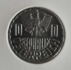 AVUSTURYA 10 GROSCHEN 1973