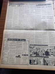 Ulus Gazetesi - Turkish Newspaper - 4 Mart 1958 - Büyük Millet meclisi'ndeki dövüş yazan Yakup Kadri Karaosmanoğlu Başmakale - Üsküdar vapuru kurbanlarının cenazeleri hazin bir törenle kaldırıldı fotoğraf - batık Üsküdar vapuru çıkarılacak - niçin facia - Kurtuluş yıldönümleri dolayısıyla radyodan konuşma yapılıyor mu - Üsküdar vapurunda  otobüsü kaçırdığı için görevine yetişemeyerek kurtulan Muzaffer Kılıçarslan fotoğraf - Üsküdar vapuru faciasının olacağı önceden belli miydi - üsküdar'dan Dün 23 ceset daha çıkarıldı - Ankara profesyonel Ligi'nde şampiyon takım bu hafta belli oluyor - Ulus Gazetesi 2 ay kapatılacak - Hüseyin Nail Kubalı üniversitede - Karapürçek yazan M. Sunullah Arısoy Yazı Dizisi - hem davacı hem Savcı hem de yargıç yazan Bülent Ecevit - Yapı Kredi Ankara Hacı Bayram şubesi 3 Mart 1958'de hizmete girdi - Ankara'da 24 saat sinema tiyatro programı - basından özetler - Üsküdar faciası fotoğrafları - bir gün önce yeri tespit edilen batık Üsküdar'a dalgıçlar indiriliyor