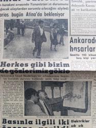 Ulus Gazetesi - Turkish Newspaper - 17 Nisan 1957 - Hristiyanların Hürriyet mücadelesi yazan Hüseyin Cahit Yalçın Başmakale - Washington büyükelçimiz Suat Hayri Ürgüplü'nün demeci Türkiye'nin kıbrıs'taki hakları ihlal edilemez - başpiskopos makarios bugün atina'da bekleniyor - Ulus aleyhine iki dava daha açıldı - Afganistan başbakanı Mehmet Davut Han bugün geliyor - meteoroloji umum müdürü Fuat Adalı muharirimize bilgi verirken fotoğraf - Kırşehir tasarısı meclise verildi - silahsızlanma görüşmeleri batılılar Rusya ile anlaşıyorlar - Devlet kuşu yazan Orhan Kemal Yazı Dizisi - Fransızlar dört Cezayirli milliyetçiyi idam ettiler - Sovyet cennetinde yazan Yakup Kadri Karaosmanoğlu - İzmir'de tiyatro yazan Sevgi Batur - yasak aşk yazan W. Somerset Maugham Yazı - Ankara İstanbul Radyosu Programı - teşkilata kafa tutan merkez hakem komitesi üyesi Adnan Akın - bugün Kasımpaşa ile adalet oynuyor - boks seçmeleri neden Konya'da olacak - kırmızı gül filmi Ankara sinemasında - şöhret delisi