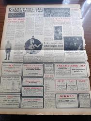 Ulus Gazetesi - Turkish Newspaper - 17 Nisan 1957 - Hristiyanların Hürriyet mücadelesi yazan Hüseyin Cahit Yalçın Başmakale - Washington büyükelçimiz Suat Hayri Ürgüplü'nün demeci Türkiye'nin kıbrıs'taki hakları ihlal edilemez - başpiskopos makarios bugün atina'da bekleniyor - Ulus aleyhine iki dava daha açıldı - Afganistan başbakanı Mehmet Davut Han bugün geliyor - meteoroloji umum müdürü Fuat Adalı muharirimize bilgi verirken fotoğraf - Kırşehir tasarısı meclise verildi - silahsızlanma görüşmeleri batılılar Rusya ile anlaşıyorlar - Devlet kuşu yazan Orhan Kemal Yazı Dizisi - Fransızlar dört Cezayirli milliyetçiyi idam ettiler - Sovyet cennetinde yazan Yakup Kadri Karaosmanoğlu - İzmir'de tiyatro yazan Sevgi Batur - yasak aşk yazan W. Somerset Maugham Yazı - Ankara İstanbul Radyosu Programı - teşkilata kafa tutan merkez hakem komitesi üyesi Adnan Akın - bugün Kasımpaşa ile adalet oynuyor - boks seçmeleri neden Konya'da olacak - kırmızı gül filmi Ankara sinemasında - şöhret delisi