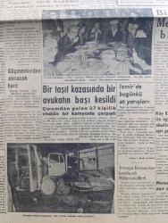 Ulus Gazetesi - Turkish Newspaper - 20 Nisan 1957 - Bir olgunlaşma eseri yazan Hüseyin Cahit Yalçın Başmakale - Yunan hariciyesi Adnan Menderes'in nutkunu inceledi - Afganistan başbakanı Altes Serdar Davut Han Afgan sefaretinde kabul resminde Kasım Gülekle fotoğraf - Türk Amerikan derneği mensupları iftar sofrasında Fotoğrafı - Daily Telegraph'ın Kıbrıs'a dair yazısı - köy  enstitüleri ile öğretmen okullarında eşit şartlar - İzmir'de bugünkü at yarışları - inek Bayramı fotoğraf - Devlet kuşu yazan Orhan Kemal Yazı Dizisi - neden filozof yok yazan H. Nimetullah Öztürk - Sovyet Rusya NATO'yu dağıtmak istiyor - Kıssai Yusuf yazan Yakup Kadri Karaosmanoğlu - Ankara'da 24 saat sinema tiyatro programı - yasak aşk yazan W. Somerset Maugham Yazı - Merkez hakem komitesi üyesi Adnan Akın hakkında tahkikat açılacak - İstanbul'un çetin cevizi Beykoz Hacettepe ve Ankaragücü ile oynayacak - 23 Nisan boks Kupası - Garanti Bankası - kaleci Cemal noterden kaçırıldı - Uhu herşeyin mürekkebi