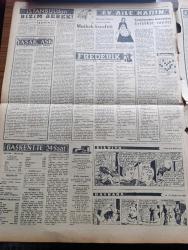 Ulus Gazetesi - Turkish Newspaper - 20 Nisan 1957 - Bir olgunlaşma eseri yazan Hüseyin Cahit Yalçın Başmakale - Yunan hariciyesi Adnan Menderes'in nutkunu inceledi - Afganistan başbakanı Altes Serdar Davut Han Afgan sefaretinde kabul resminde Kasım Gülekle fotoğraf - Türk Amerikan derneği mensupları iftar sofrasında Fotoğrafı - Daily Telegraph'ın Kıbrıs'a dair yazısı - köy  enstitüleri ile öğretmen okullarında eşit şartlar - İzmir'de bugünkü at yarışları - inek Bayramı fotoğraf - Devlet kuşu yazan Orhan Kemal Yazı Dizisi - neden filozof yok yazan H. Nimetullah Öztürk - Sovyet Rusya NATO'yu dağıtmak istiyor - Kıssai Yusuf yazan Yakup Kadri Karaosmanoğlu - Ankara'da 24 saat sinema tiyatro programı - yasak aşk yazan W. Somerset Maugham Yazı - Merkez hakem komitesi üyesi Adnan Akın hakkında tahkikat açılacak - İstanbul'un çetin cevizi Beykoz Hacettepe ve Ankaragücü ile oynayacak - 23 Nisan boks Kupası - Garanti Bankası - kaleci Cemal noterden kaçırıldı - Uhu herşeyin mürekkebi