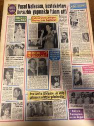 HAFTA SONU GAZETESİ DOĞUM GÜNÜ HEDİYESİ  ( Turkish Newspaper ) - 17 TEMMUZ 1969 -TAM TAKIM 10 SAYFADIR - Yeni Çıkan Plaklar Listesi - Orhan Şener-Tanju Gürsu-Türkan Şoray-Sevim Çağlayan-Feridun Çölgeçen-Hülya Koçyiğit-Engin Çağlar-Zeki Müren-Nebahat Çehre-Demir-Ayşe Pekin-Yusuf Nalkesen-Fatma Girik-Beniye Aksoy-Tülin Elgin-Yaşar Özel-Oktay Tem-Sevinç Pekin-Ayhan Işık-Ferda Ferdağ-Avni Anıl-Sadi Hoşses-Muzaffer Sökmen-Saad Hoşses-Nil Sayar-Sevgi Sun-Gülen Akalın-Sevtap Yurdunur-Ruhan Deniz-Tayfun-Kerem Güney-Ediz Onay-Saadet Sun-Aris San-Veronika-Buziki Erol-Sadun Aksüt-Yurdanuş-Erişleş Goncaşin-Safiye Ayla-Şengülen-Besim Hoşses-Nevzat Yalçın-Mualla Mukadder-Gönül Seval-Saime Gül-Melek Göksel-Suat Aydın-Müjdat Şükrü-Şükrü Yalman-Cavit Endoğdu-Fikri Bengi-Şükriye Anday-Müslim Çelik-Aliye Kalfa-Ahmet Ayhan-Sabahat Arslan-Fahri Aslan-Cahit Ençoldu-Ayşe Dürer-Nejat Akın-Tayfur Yudagm-Süheyl Karalı-Orhan Çelik-Hüseyin Arslan-Türkan Demirel-Hamide Ataman-Orhan Çelik-Hüseyin Arslan-Güner Kalfa