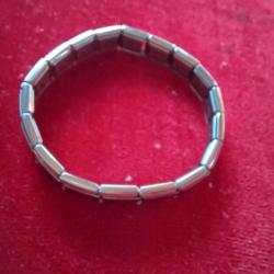 Nomination Italy Çelik Bileklik Orjinal,Gold  'E' charm,18 link