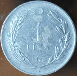 1971 Tedavül 1 Lira