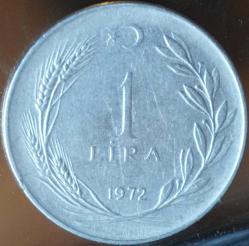 1972 Tedavül 1 Lira