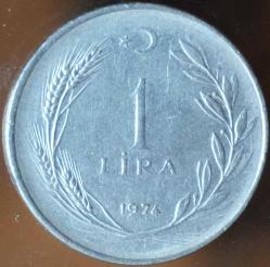 1974 Tedavül 1 Lira