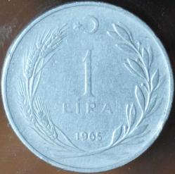 1965 Tedavül 1 Lira