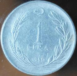1959 Tedavül 1 Lira