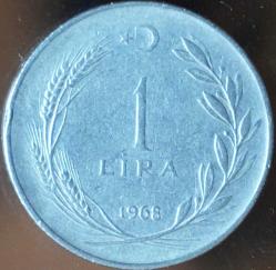 1968 Tedavül 1 Lira