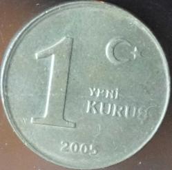 2005 Tedavül 1 Yeni Kuruş