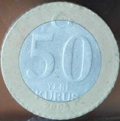 2005 Tedavül 50 Yeni Kuruş