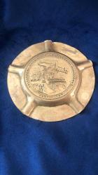 1925 Paris Art Deco Sergisi (Exposition Internationale des Arts Décoratifs) Pirinç Kül Tablası