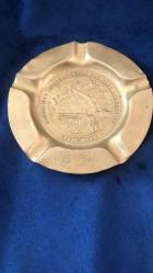 1925 Paris Art Deco Sergisi (Exposition Internationale des Arts Décoratifs) Pirinç Kül Tablası