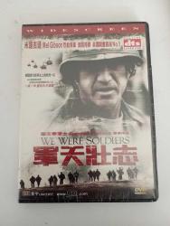 WE WERE SOLDİERS BİR ZAMANLAR ASKERDİK MEL GİBSON '' ÇİNCE '' AMBALAJINDA DVD