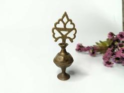 Sürmedan - Eskilerden Sürmelik - Makyaj Sürme Kutusu - Şişesi - Pirinç Sürmedan - Büyük Boy Gold - SY