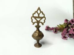 Sürmedan - Eskilerden Sürmelik - Makyaj Sürme Kutusu - Şişesi - Pirinç Sürmedan - Büyük Boy Gold - SY