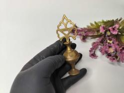 Sürmedan - Eskilerden Sürmelik - Makyaj Sürme Kutusu - Şişesi - Pirinç Sürmedan - Büyük Boy Gold - SY