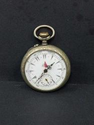 Antika Nadir 1800'ler Fransız Depose Osmanlı Gümüş Cep Saati