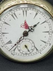 Antika Nadir 1800'ler Fransız Depose Osmanlı Gümüş Cep Saati