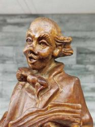 Eskilerden Avrupa Ahşap Kitap Kurdu Heykel