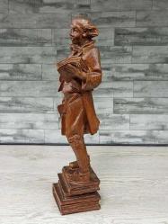 Eskilerden Avrupa Ahşap Kitap Kurdu Heykel