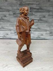 Eskilerden Avrupa Ahşap Kitap Kurdu Heykel