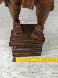 Eskilerden Avrupa Ahşap Kitap Kurdu Heykel