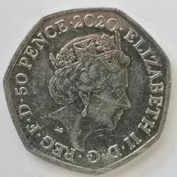 İNGİLTERE 2020  50  PENCE  HATIRA  İNGİLİZ ÇEŞİTLİLİĞİ