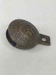 Antika Osmanlı Yazılı Bronz Çan - Zil